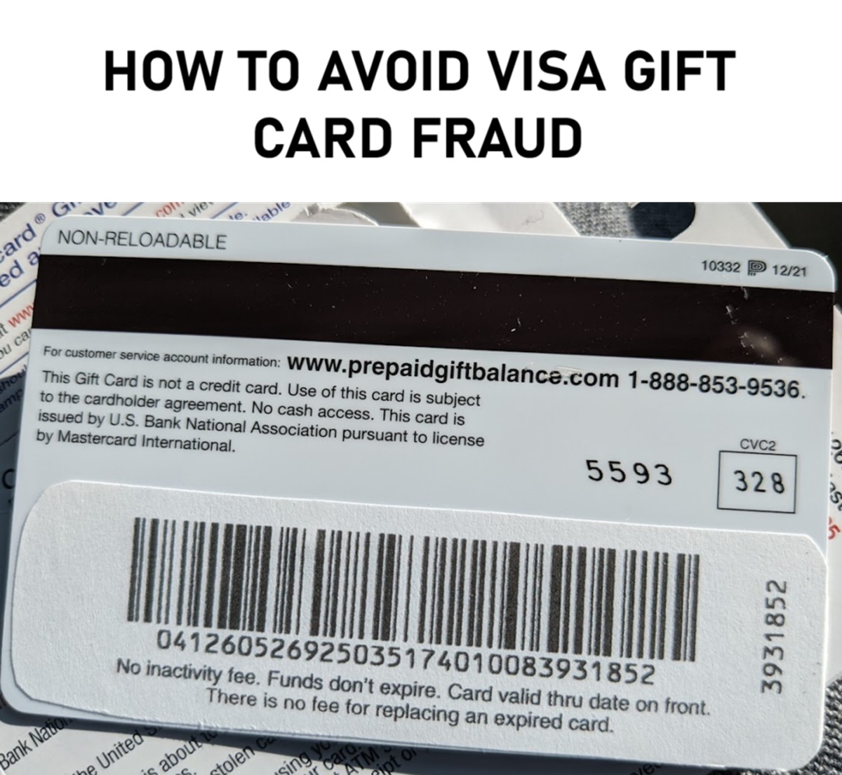 avoid gift card fraud